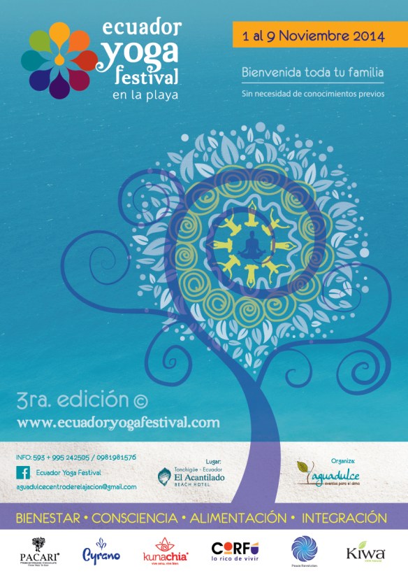 afiche yoga fest 2014 en A3N